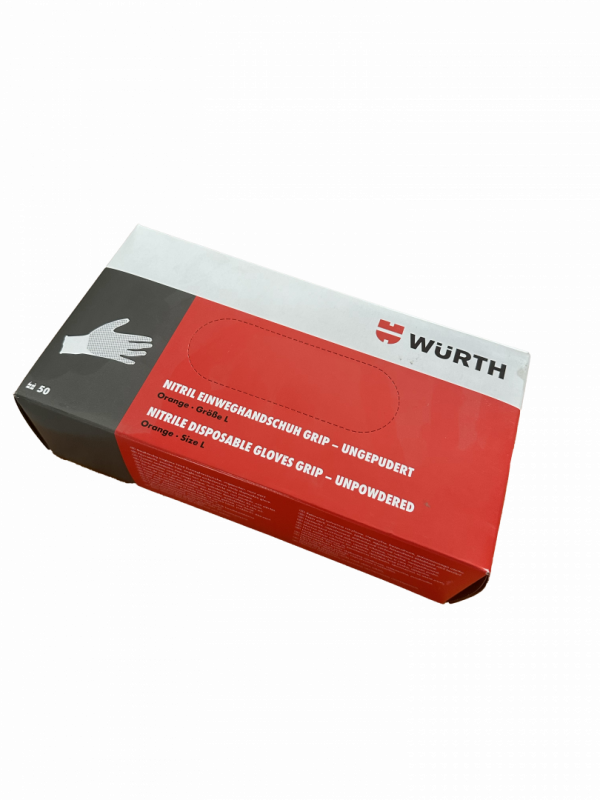 Achetez Lot De 50 Gants Jetables Orange Nitril Ultra Grip Taille M