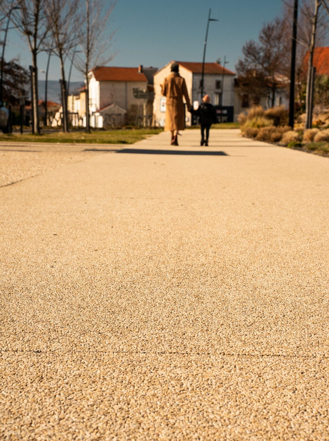 Trottoirs en revêtement de sol perméable, Hydro'Way
